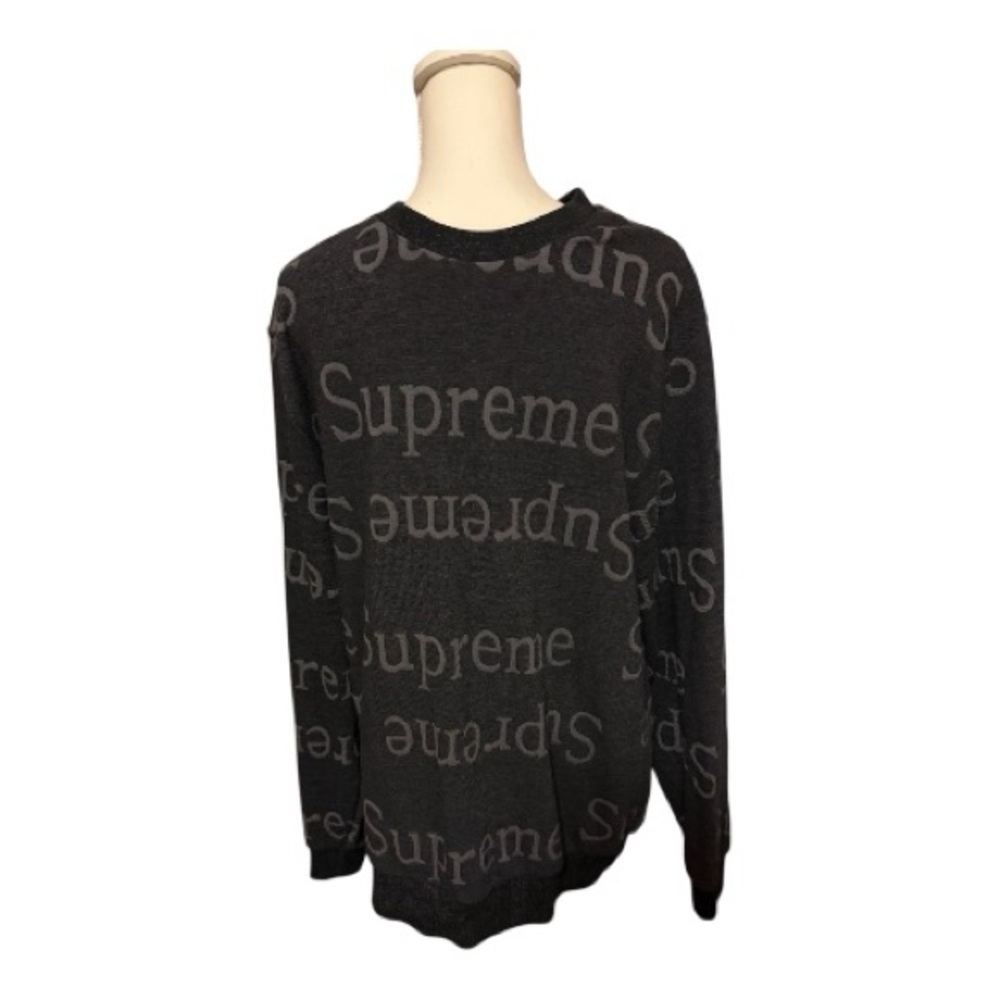 Supreme SS18 Jacquard Logo Crewneck - Picture 2 of 7